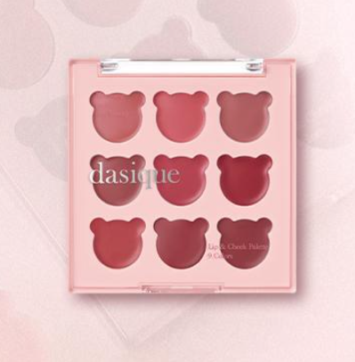DASIQUE MOOD PAINTING LIP & CHEEK COLOR PALETTE (6 Colors)