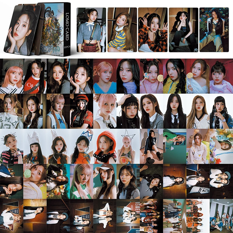 NMIXX | ENTWURF, EXPÉRGO, AD MARE Photo Card Sets - 55 pcs each pack & Sticker Pack - 100 pcs