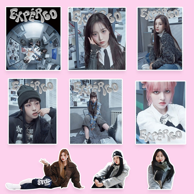 NMIXX | ENTWURF, EXPÉRGO, AD MARE Photo Card Sets - 55 pcs each pack & Sticker Pack - 100 pcs