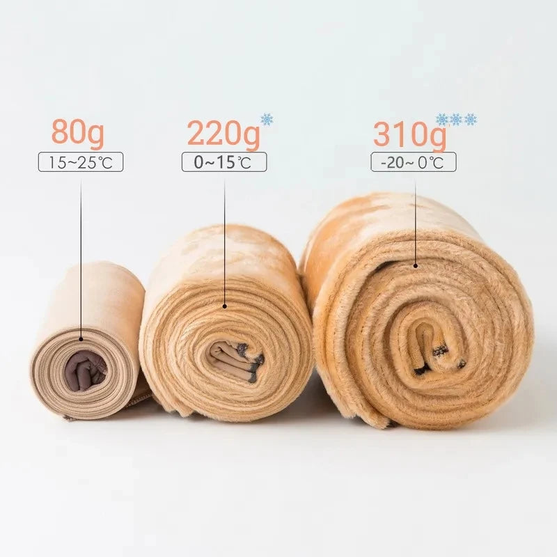 Elegant Fleece-Lined Thermal Tights for Women - Winter Essential Slim-Fit Pantyhose