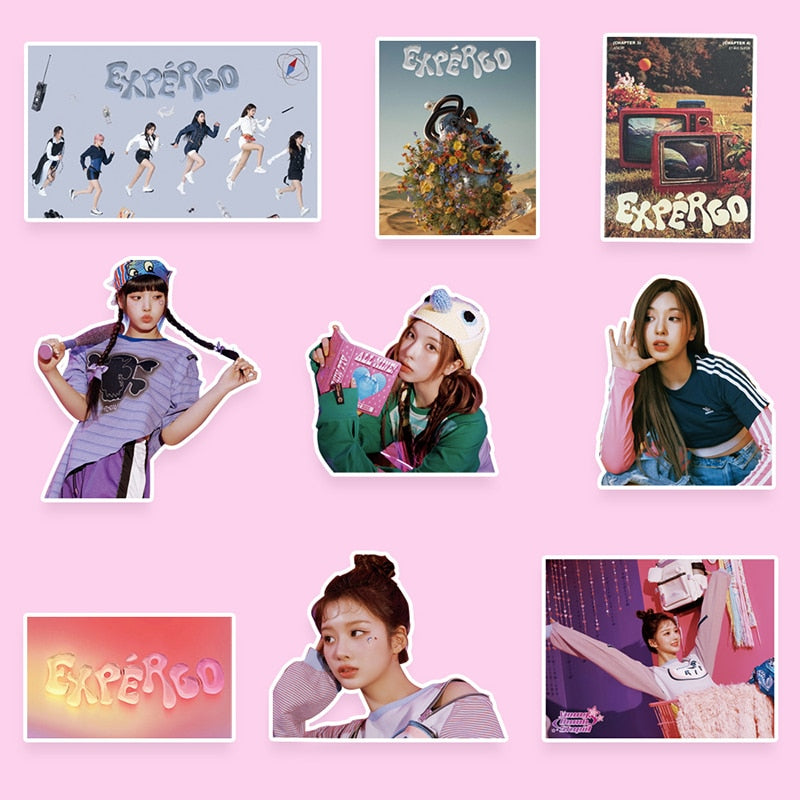 NMIXX | ENTWURF, EXPÉRGO, AD MARE Photo Card Sets - 55 pcs each pack & Sticker Pack - 100 pcs