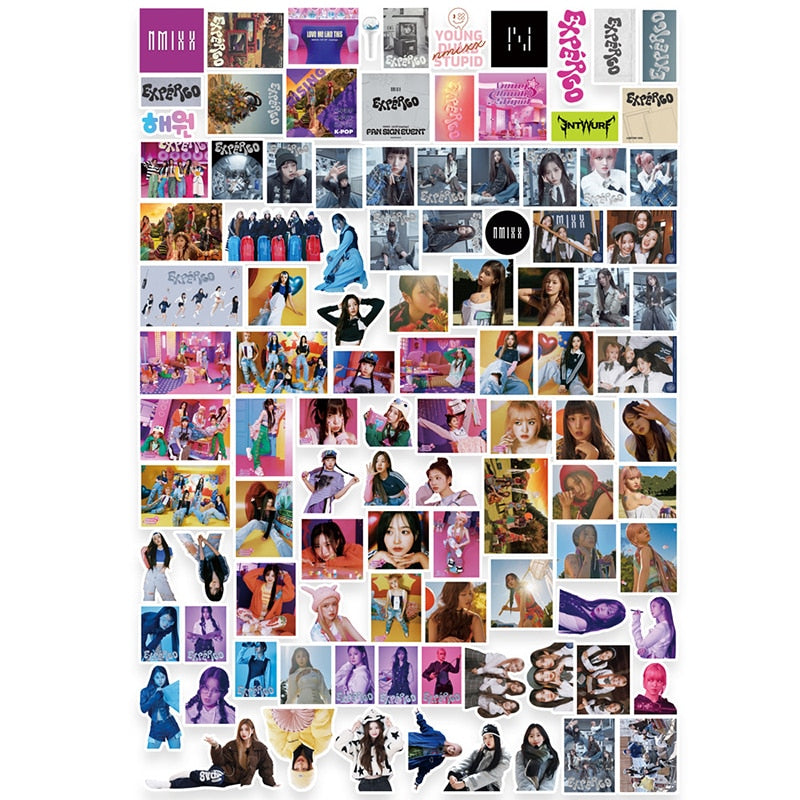 NMIXX | ENTWURF, EXPÉRGO, AD MARE Photo Card Sets - 55 pcs each pack & Sticker Pack - 100 pcs