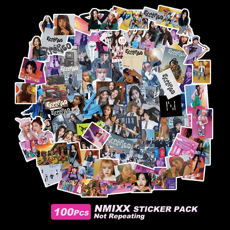 NMIXX | ENTWURF, EXPÉRGO, AD MARE Photo Card Sets - 55 pcs each pack & Sticker Pack - 100 pcs