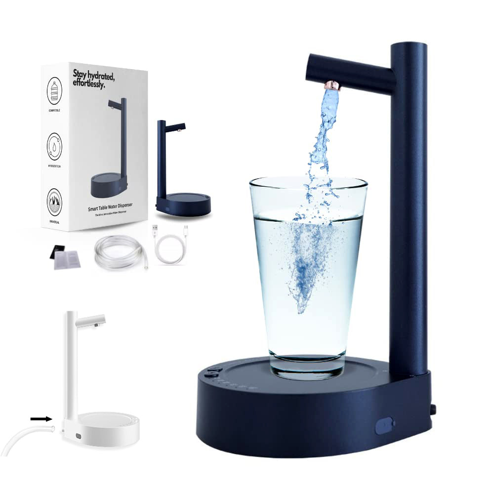SmartFlow: Rechargeable Electric Water Dispenser for Desks - Automatic Gallon Bottle Pump