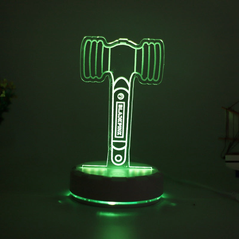 BLACKPINK - JISOO, LISA, JENNIE & ROSÉ | LED Desk / Bedside Lamp with USB cable