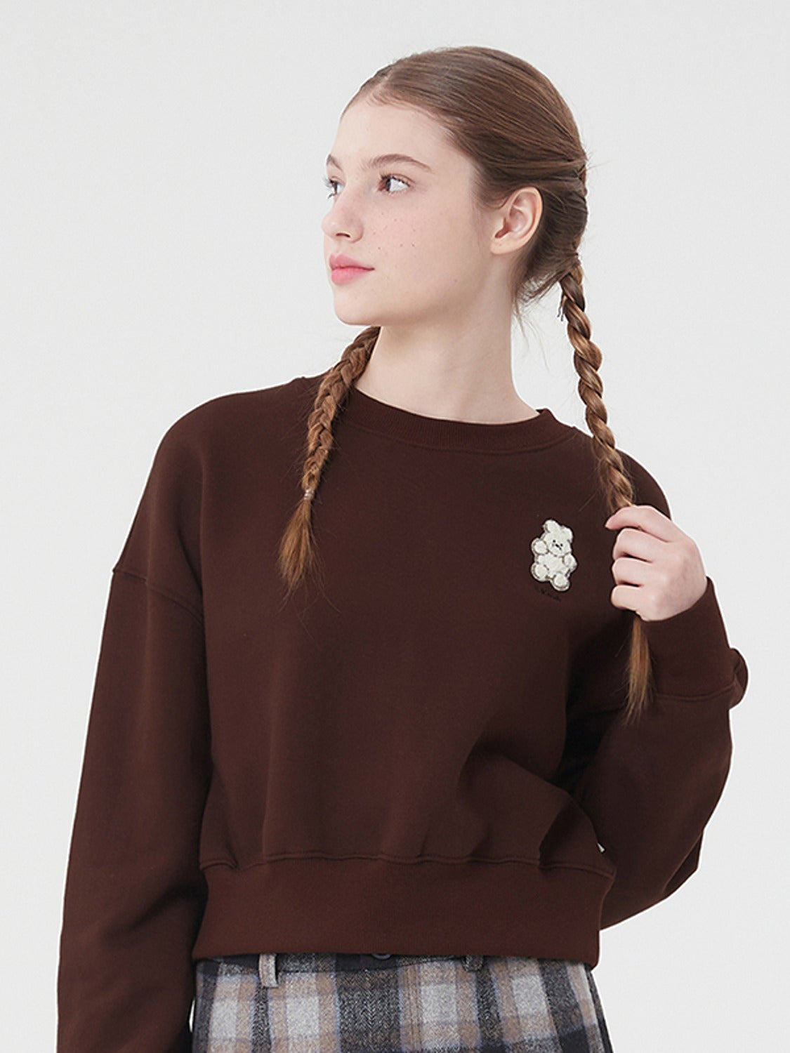 KIRSH Korea - Witty Bunny Crop Sweatshirt – Rosé K-Shop