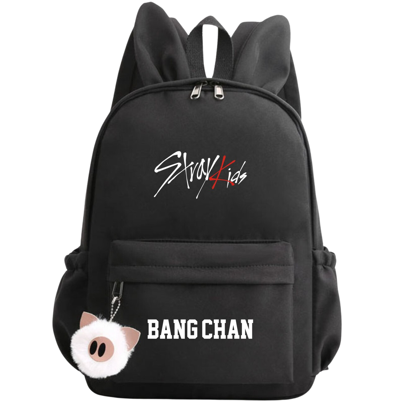 STRAY KIDS | Bunny-Eared School Bag for Loyal STAYs - Boost Your School Vibes with Cute Rabbit Ears: Choose Your Bias & Hop Happily to Class!