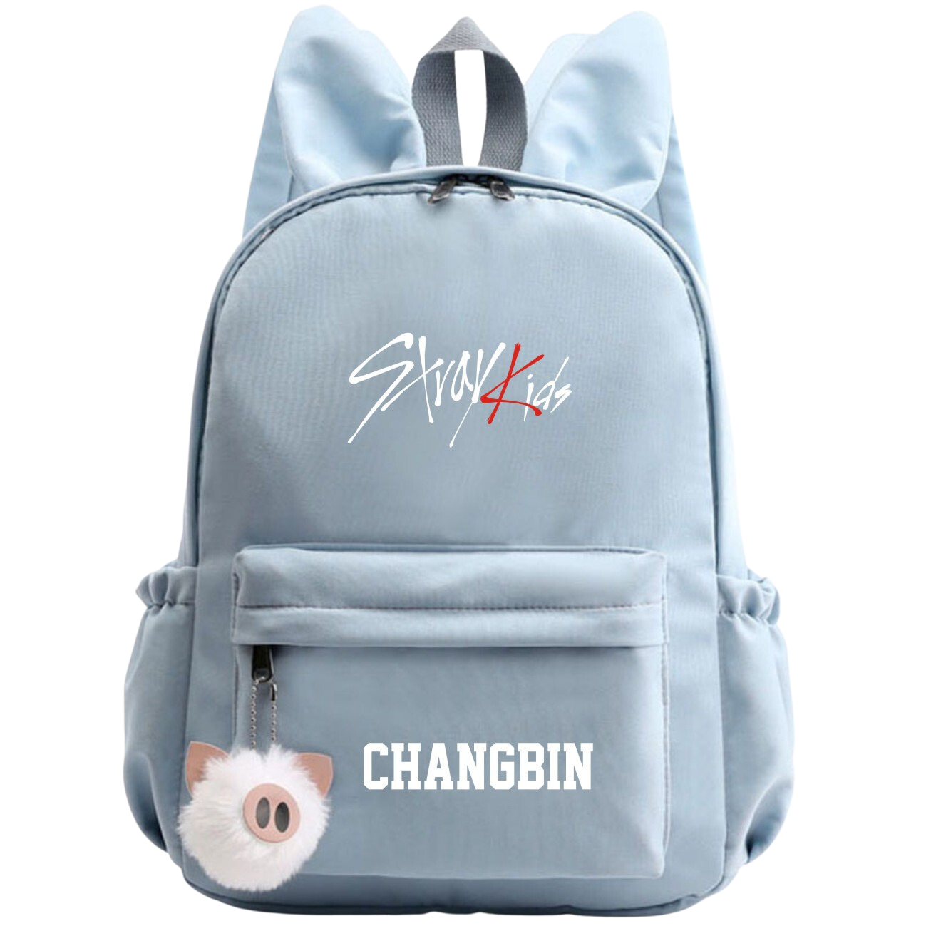 STRAY KIDS | Bunny-Eared School Bag for Loyal STAYs - Boost Your School Vibes with Cute Rabbit Ears: Choose Your Bias & Hop Happily to Class!