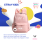 STRAY KIDS | Bunny-Eared School Bag for Loyal STAYs - Boost Your School Vibes with Cute Rabbit Ears: Choose Your Bias & Hop Happily to Class!