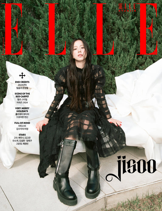 (PRE-ORDER) ELLE Korea December 2024 | BLACKPINK JISOO (with HYUNJIN)