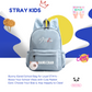 STRAY KIDS | Bunny-Eared School Bag for Loyal STAYs - Boost Your School Vibes with Cute Rabbit Ears: Choose Your Bias & Hop Happily to Class!