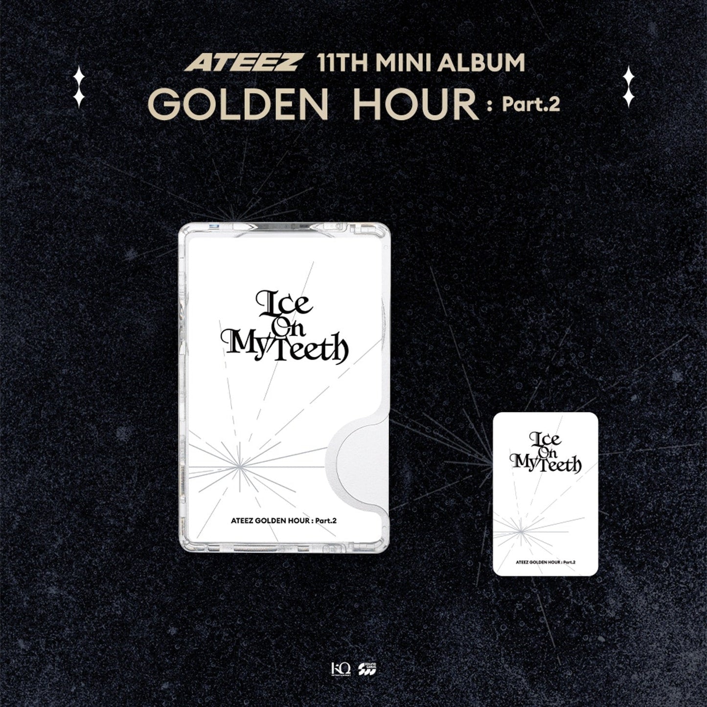 (PRE-ORDER) ATEEZ GOLDEN HOUR : Part.2 POP-UP OFFICIAL MD (CARD HOLDER_MagSafe)