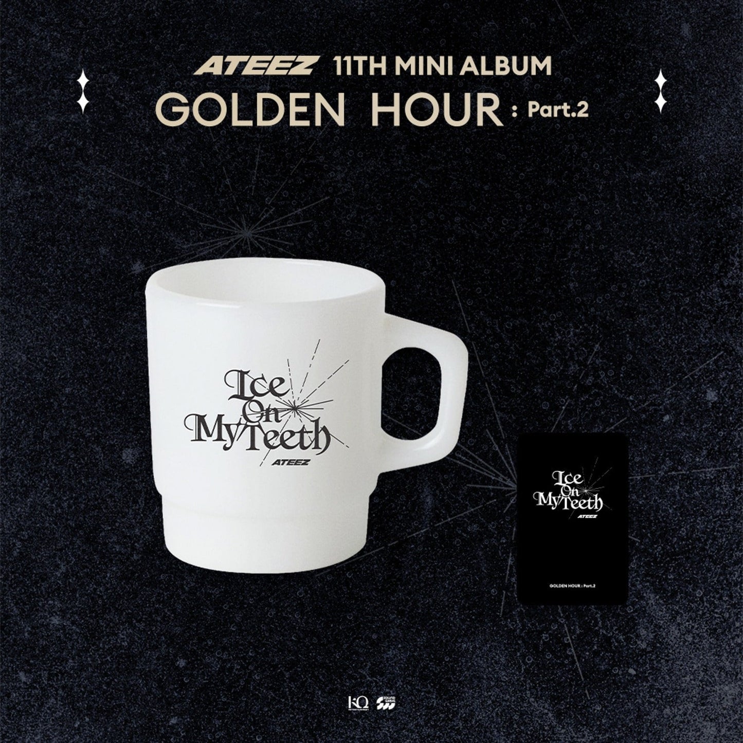 (PRE-ORDER) ATEEZ GOLDEN HOUR : Part.2 POP-UP OFFICIAL MD (MILK GLASS)