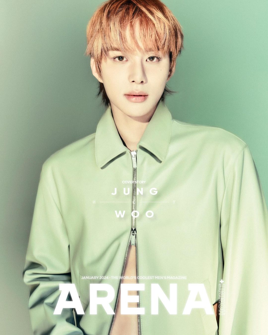 Arena Homme+ January 2024 | NCT Jungwoo Cover