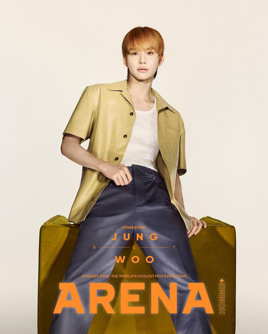 Arena Homme+ January 2024 | NCT Jungwoo Cover
