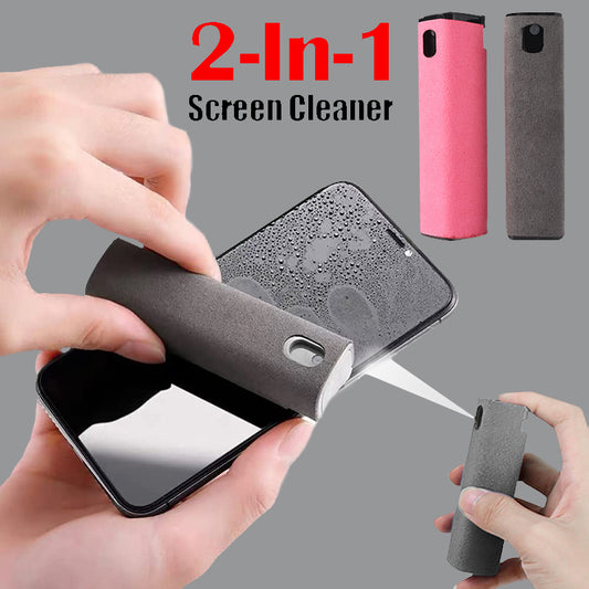 2-in-1 ScreenGenie: Portable Screen Cleaner and Storage Solution for Phones and Computers