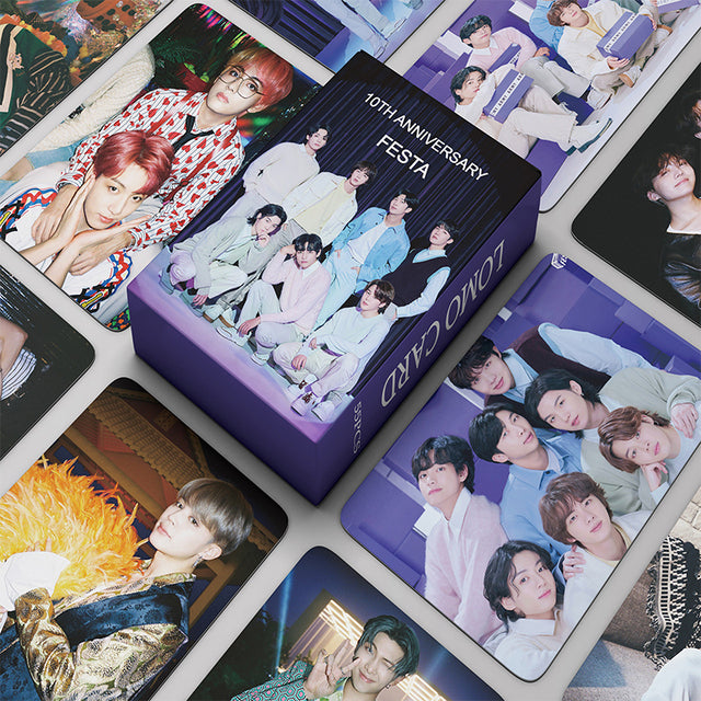 BTS | Golden, Layover, FACE, Jack In The Box, Road to D-Day, The Astronaut, PROOF, Yet To Come, Me, Myself, and Jimin, Jung Kook, V, Jin, RM, Suga, j-hope Photo Card Sets (1 Box = 55 Cards! 🫶)