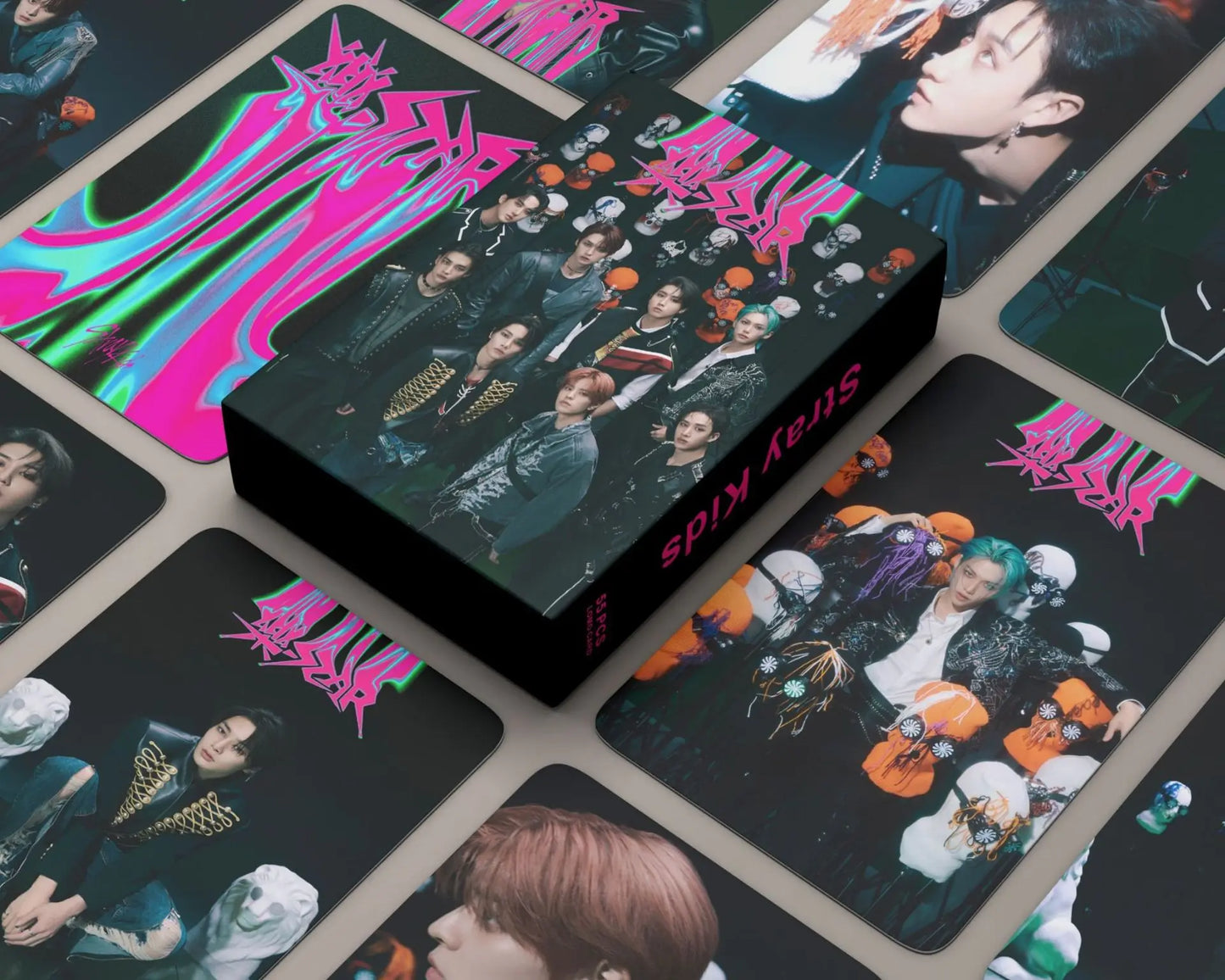 STRAY KIDS | ATE, Magic School, ROCK-STAR, 2024 Season's Greetings, ★★★★★ - 5-Star, MAXIDENT, NO EASY & ODDINARY Photo Card Sets (1 Box = 55 Cards! 🫶)