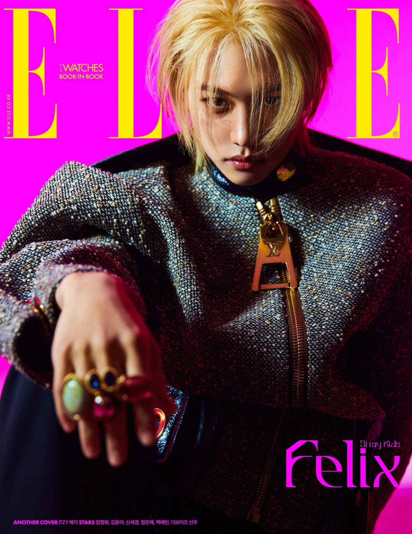 ELLE Korea May 2023 | Stray Kids FELIX & ITZY YEJI Cover