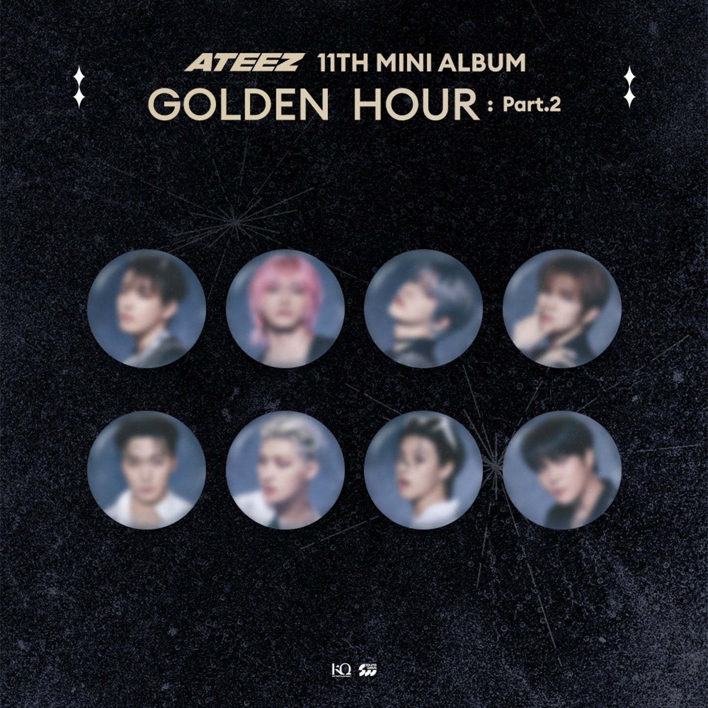 (PRE-ORDER) ATEEZ GOLDEN HOUR : Part.2 POP-UP OFFICIAL MD (RANDOM CAN BADGE)