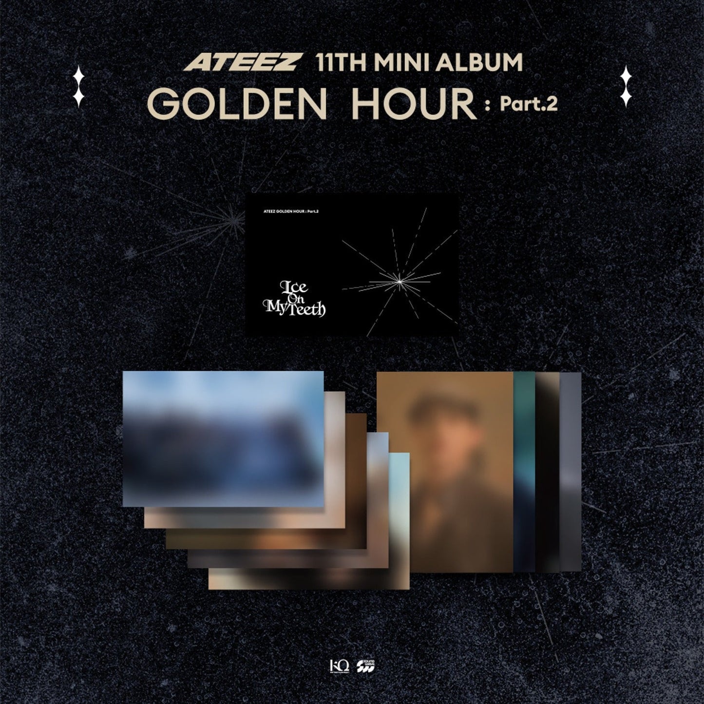 (PRE-ORDER) ATEEZ GOLDEN HOUR : Part.2 POP-UP OFFICIAL MD (M/V BEHIND POSTCARD SET)