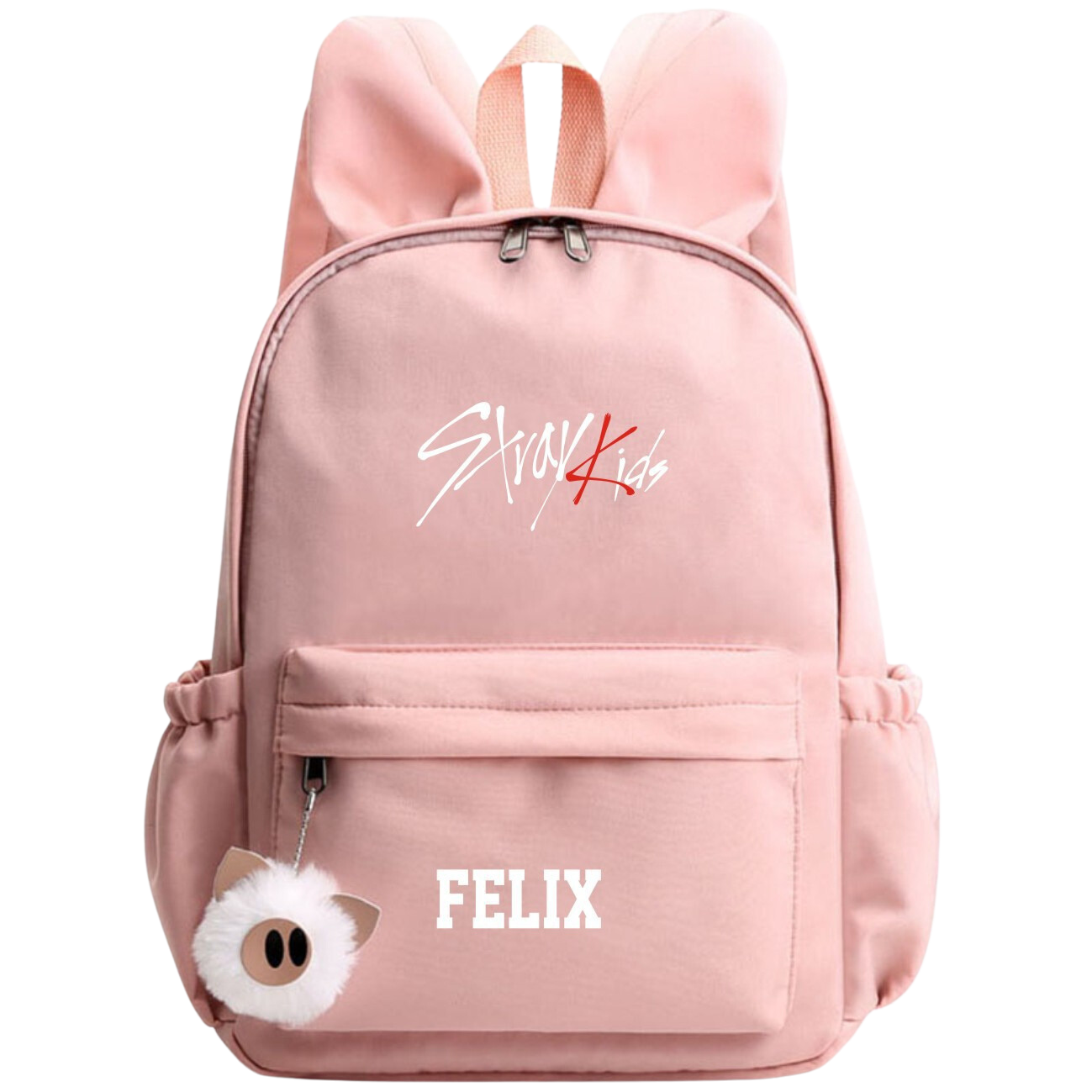 STRAY KIDS | Bunny-Eared School Bag for Loyal STAYs - Boost Your School Vibes with Cute Rabbit Ears: Choose Your Bias & Hop Happily to Class!