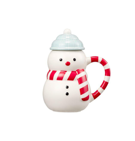 Starbucks Korea HolidayFriends Snowman Lid Mug 355ml