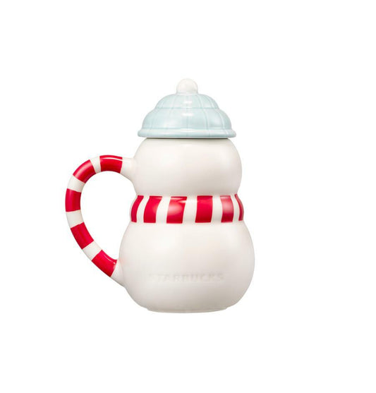 Starbucks Korea HolidayFriends Snowman Lid Mug 355ml