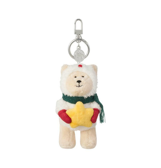 Starbucks Korea HolidayFriends Bearista KeyChain