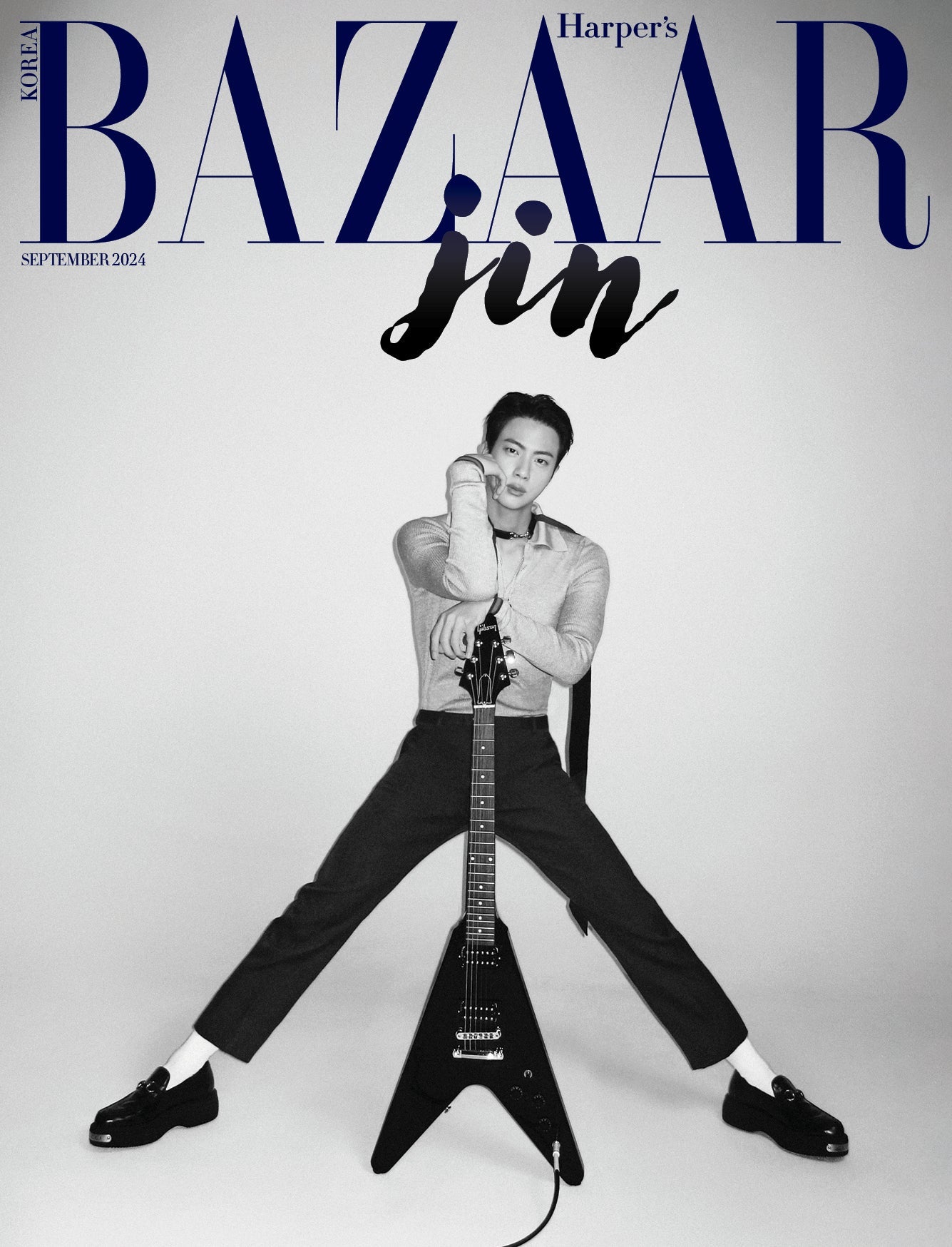 HARPER'S BAZAAR Korea September 2024 | BTS JIN Cover