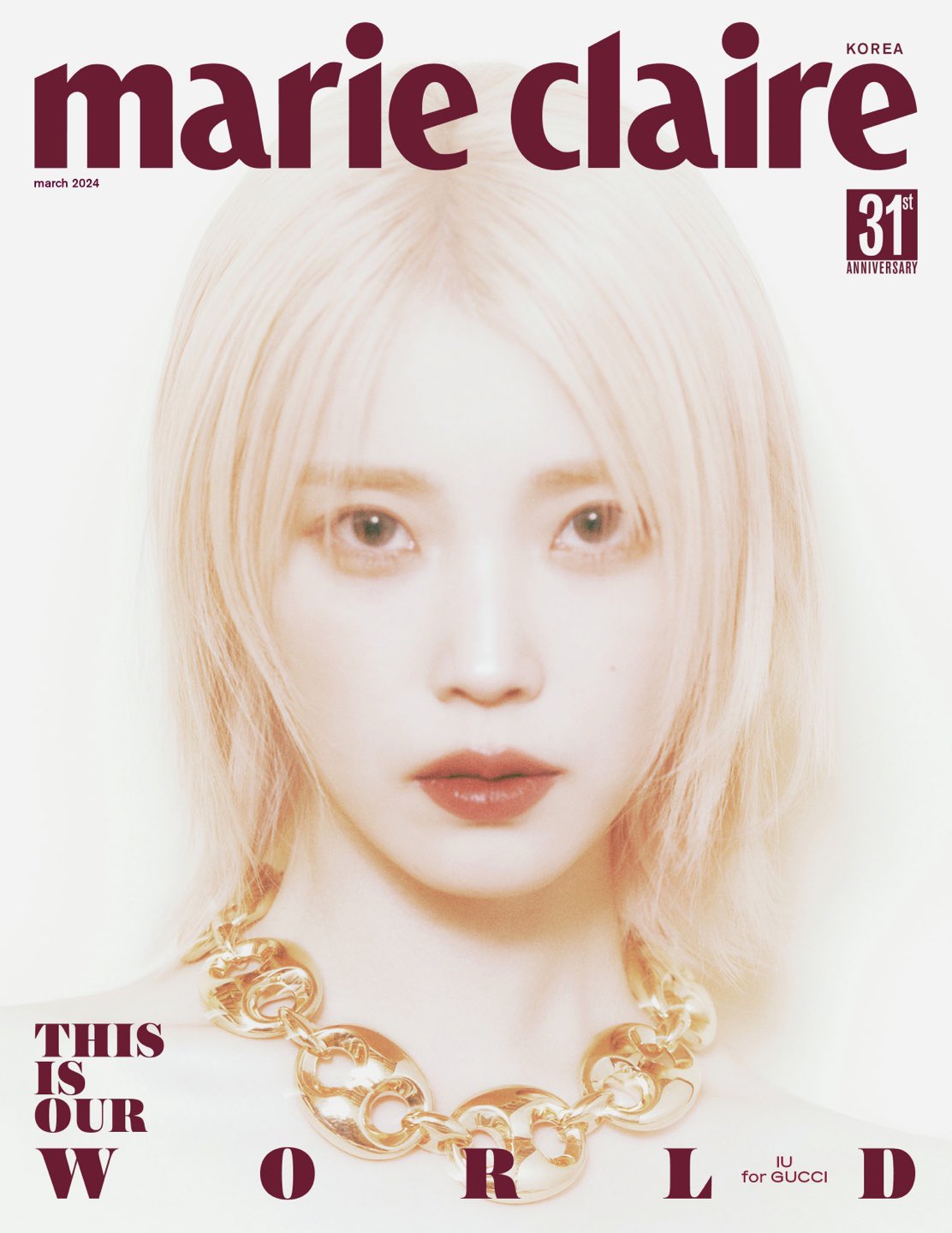 Marie Claire Korea March 2024 | IU Cover