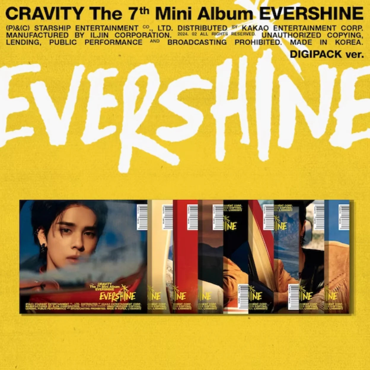 CRAVITY | EVERSHINE (7th Mini Album) Digipack ver. (Random)