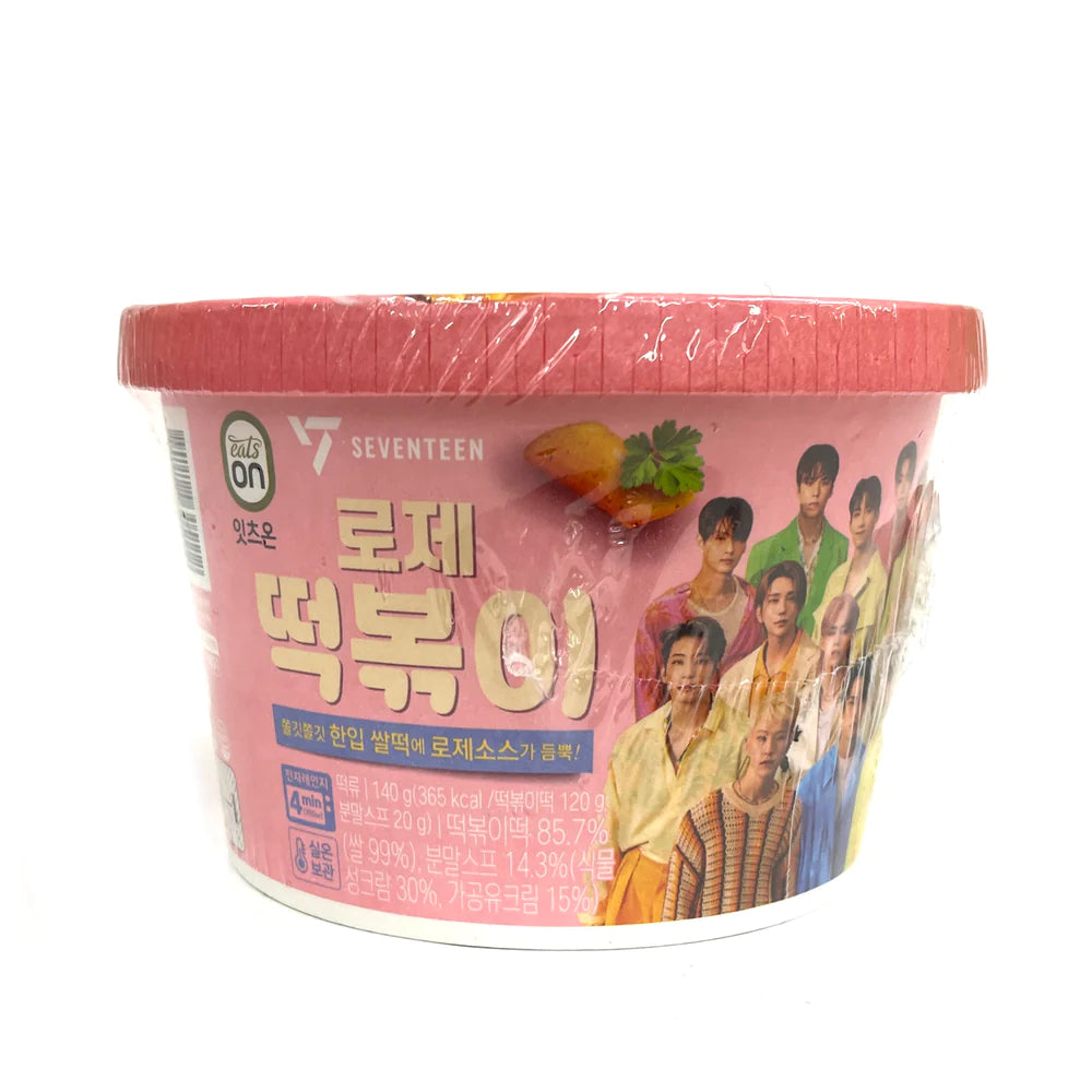 SEVENTEEN Cup Tteokbokki (140g x 3)