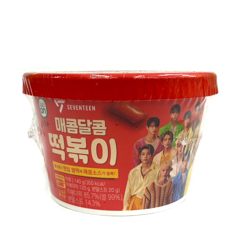 SEVENTEEN Cup Tteokbokki (140g x 3)