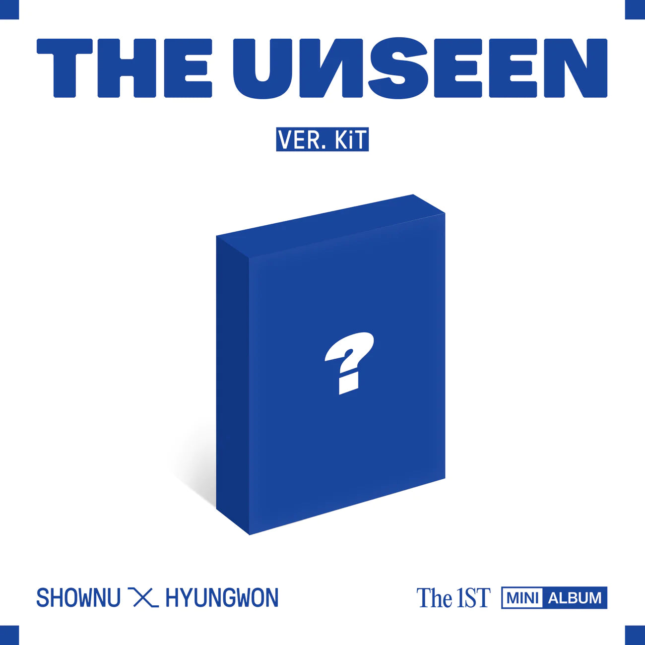 SHOWNU x HYUNGWON | THE UNSEEN (1st Mini Album) KiT Ver.