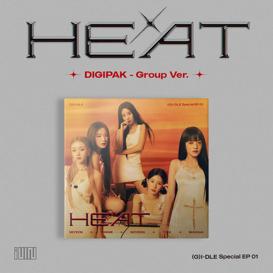 (G)I-DLE - HEAT (Special EP 01) Digipak - Group Ver.