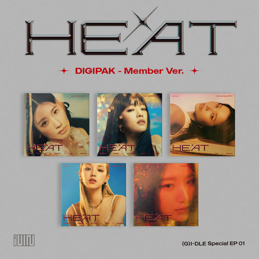 (G)I-DLE - HEAT (Special EP 01) Digipak - Member Ver. | Random