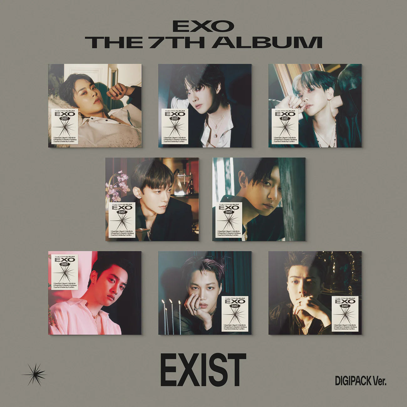 EXO | EXIST - 7th Album Digipack Ver. (Random)