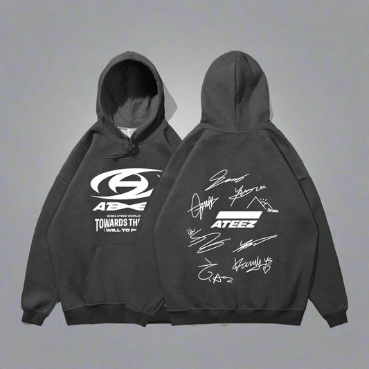 ATEEZ 2024 WORLD TOUR TOWARDS THE LIGHT : WILL TO POWER Signature Hoodie