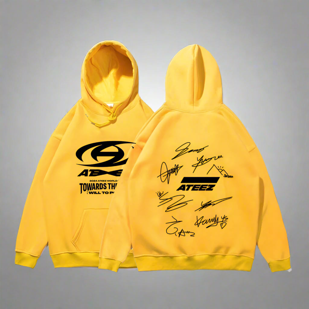 ATEEZ 2024 WORLD TOUR TOWARDS THE LIGHT : WILL TO POWER Signature Hoodie