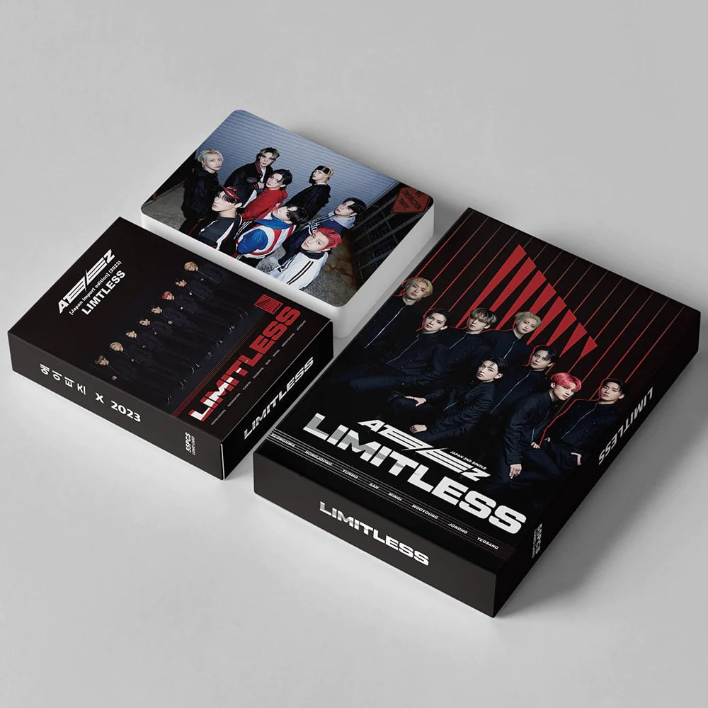 ATEEZ | THE WORLD EP. FIN: WILL, THE WORLD EP.2 : OUTLAW, BEYOND,  Limitless, Guerrilla, Zero: Fever Part.3 & Paradigm Photo Card Sets (1 Box  = 55 
