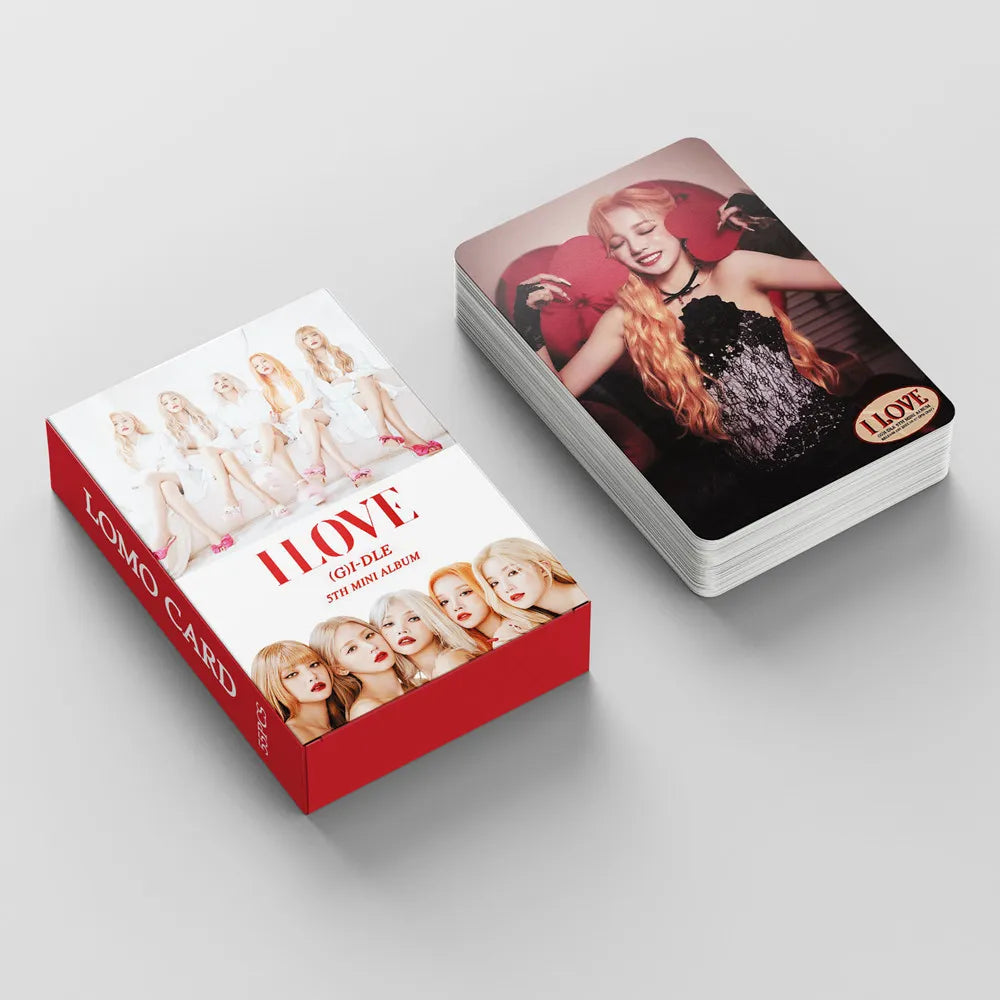 (G)I-DLE | I Feel, I Never Die, I DO, Just Me ( )I-dle, I Love, I Am Free-ty, 2023 Season's Greetings "Blooming Day" Photo Card Sets (1 Box = 55 Cards! 🫶)