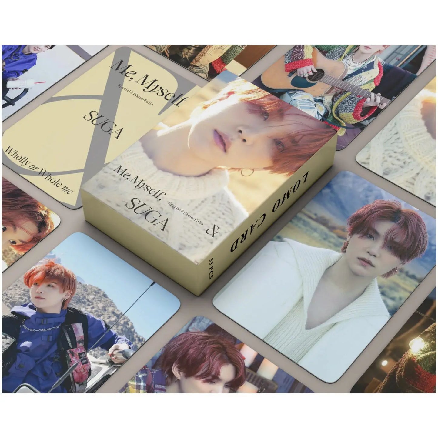 BTS | Golden, Layover, FACE, Jack In The Box, Road to D-Day, The Astronaut, PROOF, Yet To Come, Me, Myself, and Jimin, Jung Kook, V, Jin, RM, Suga, j-hope Photo Card Sets (1 Box = 55 Cards! 🫶)