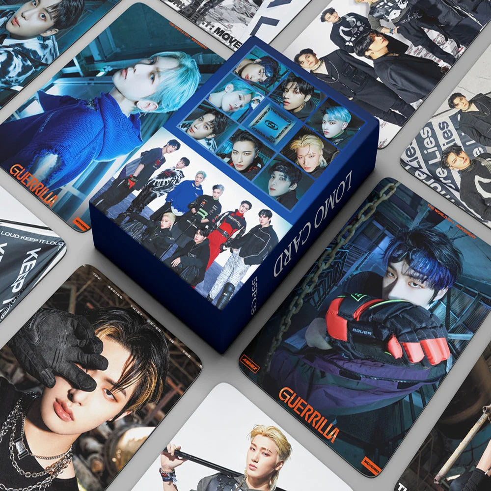 ATEEZ | THE WORLD EP. FIN: WILL, THE WORLD EP.2 : OUTLAW, BEYOND,  Limitless, Guerrilla, Zero: Fever Part.3 & Paradigm Photo Card Sets (1 Box  = 55 