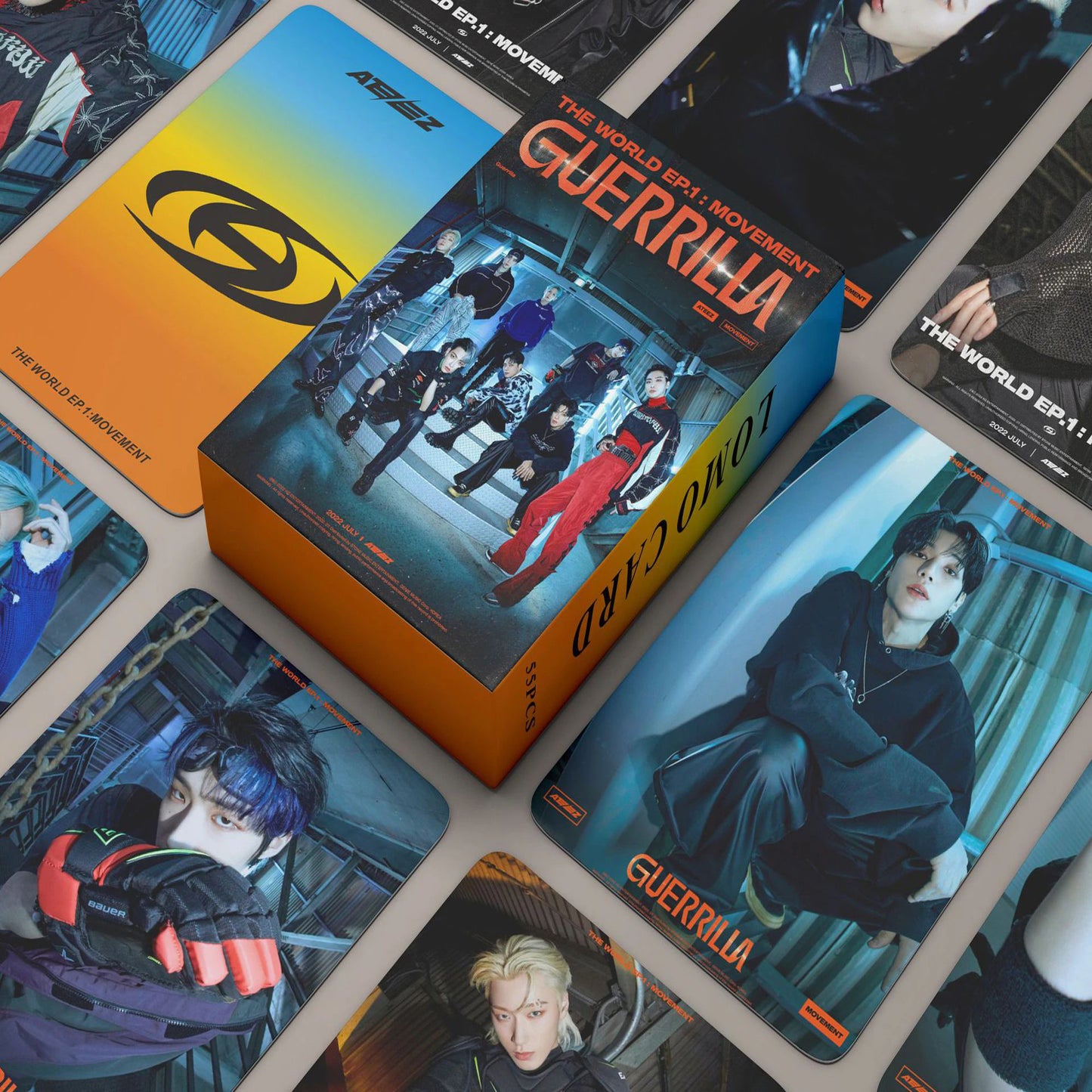 ATEEZ | GOLDEN HOUR : Part.1, THE WORLD EP. FIN: WILL, Limitless, Guerrilla & Paradigm Photo Card Sets (1 Box = 55 Cards! 🫶)