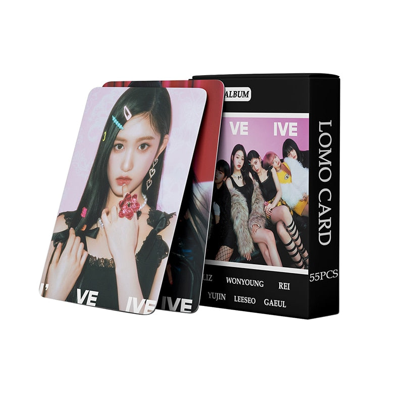 IVE | WAVE, After Like, ELEVEN, LOVE DIVE, I'VE SUMMER, Lovely Vacation, The Prom Queens, I've Ive & 2023 Season's Greetings Photo Card Sets (1 Box = 55 Cards! 🫶)