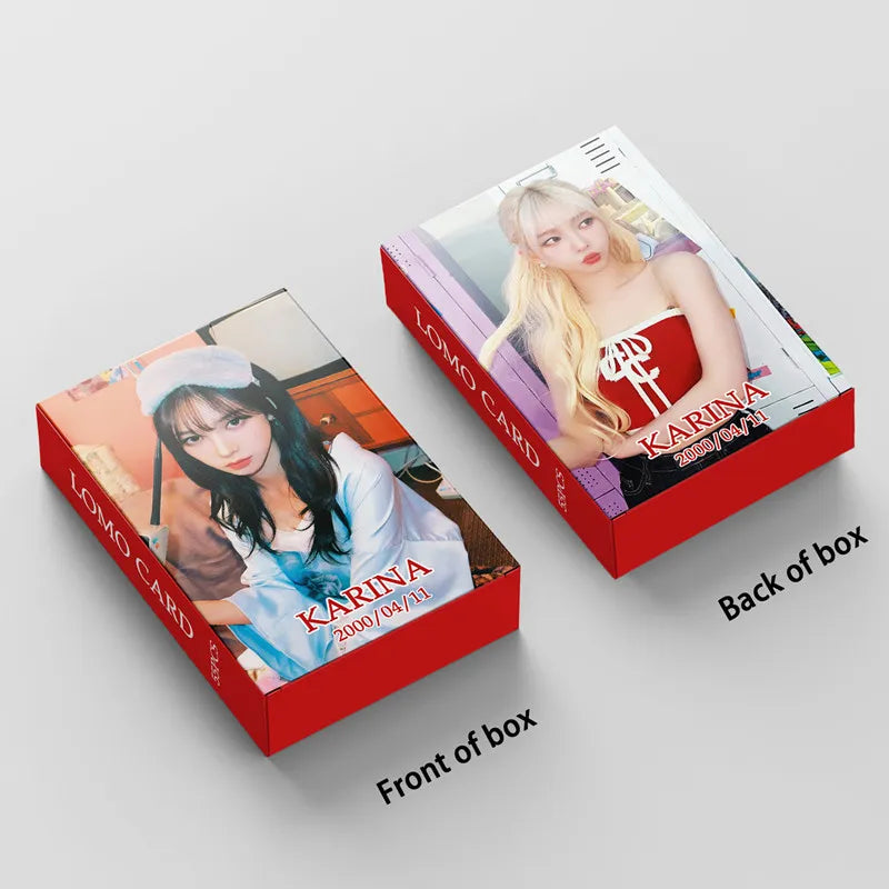 aespa | My World, SYNK : HYPER LINE, Better Things, Girls, ILLUSION Photo Card Sets (1 Box = 55 Cards! 🫶)