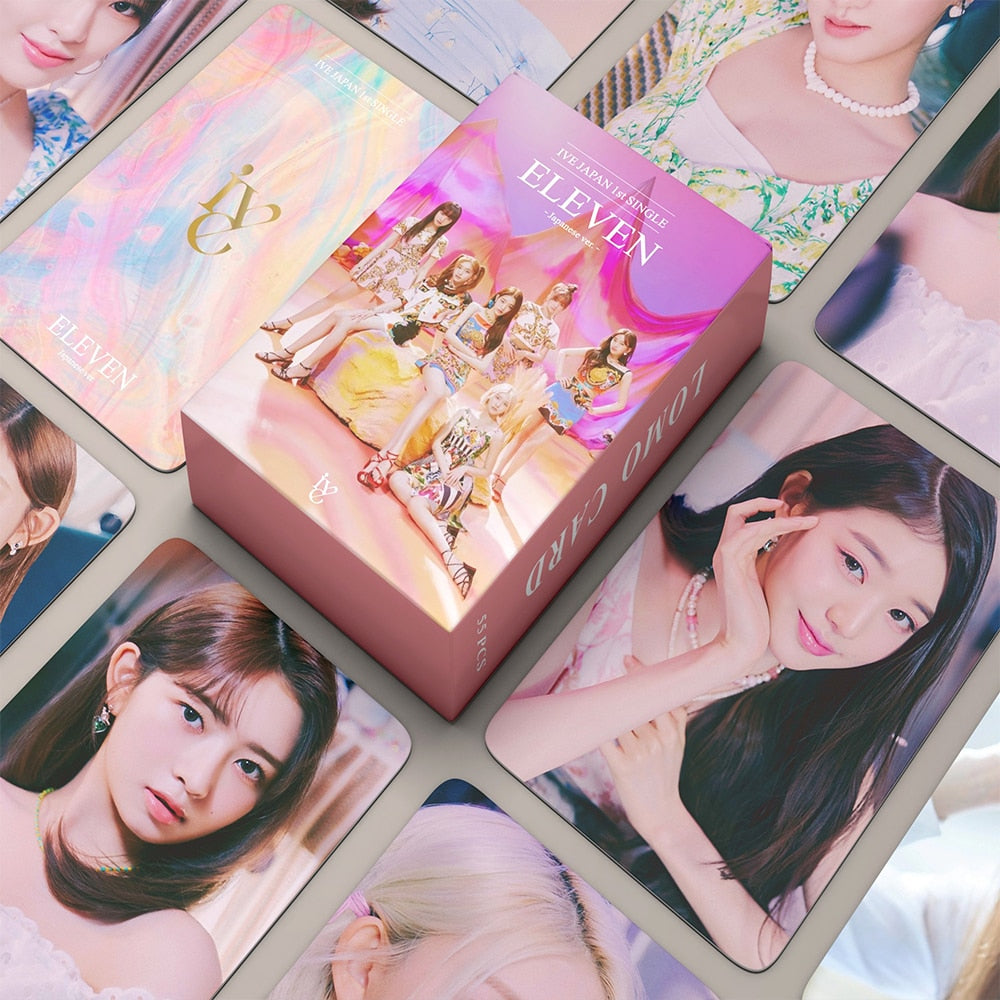 IVE | WAVE, After Like, ELEVEN, LOVE DIVE, I'VE SUMMER, Lovely Vacation, The Prom Queens, I've Ive & 2023 Season's Greetings Photo Card Sets (1 Box = 55 Cards! 🫶)