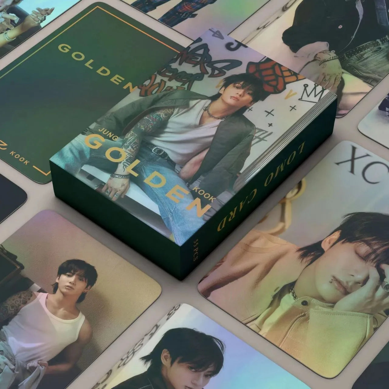 BTS | Golden, Layover, FACE, Jack In The Box, Road to D-Day, The Astronaut, PROOF, Yet To Come, Me, Myself, and Jimin, Jung Kook, V, Jin, RM, Suga, j-hope Photo Card Sets (1 Box = 55 Cards! 🫶)