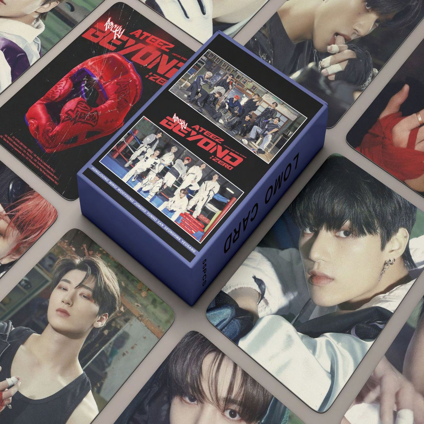 ATEEZ | GOLDEN HOUR : Part.1, THE WORLD EP. FIN: WILL, Limitless, Guerrilla & Paradigm Photo Card Sets (1 Box = 55 Cards! 🫶)